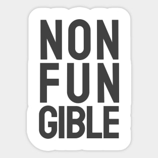 NFT - Non Fungible Token - Crypto Sticker